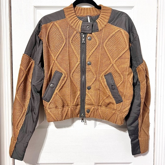 Free People Block Party Bomber - Picture 1 of 3